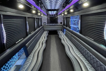 Honolulu Party Bus Interior