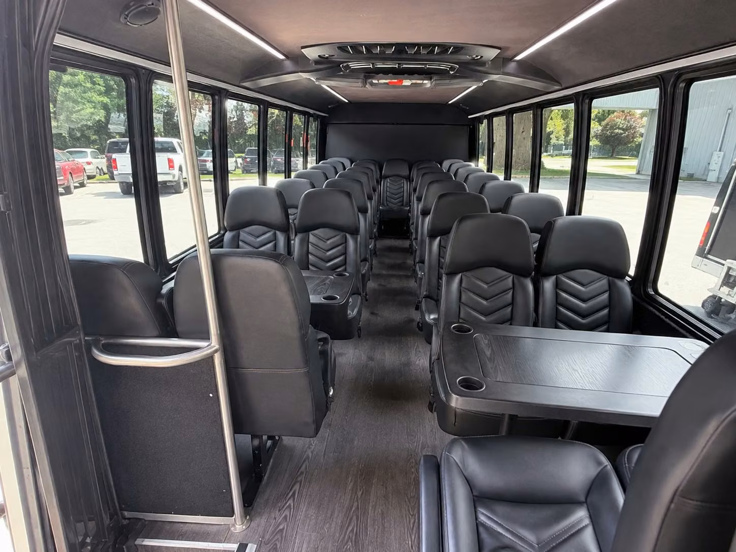 18 passenger minibus inside