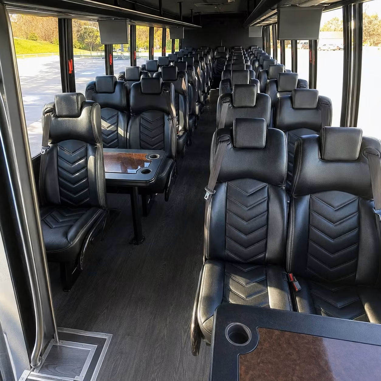 28 passenger minibus inside