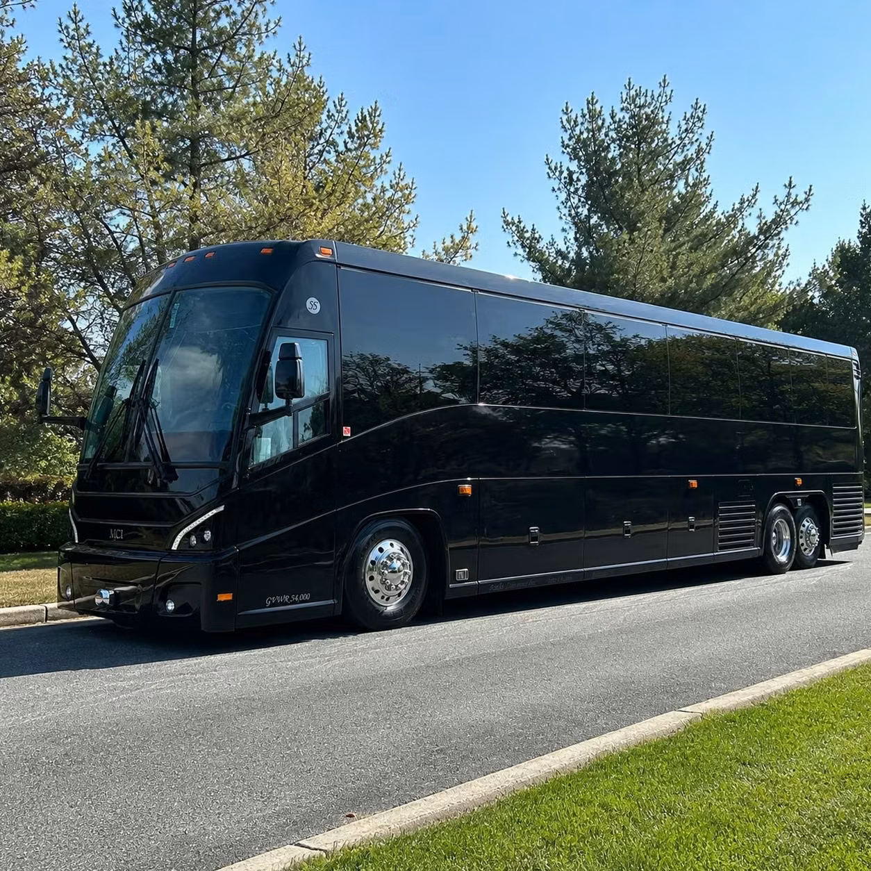 56 passenger charter bus