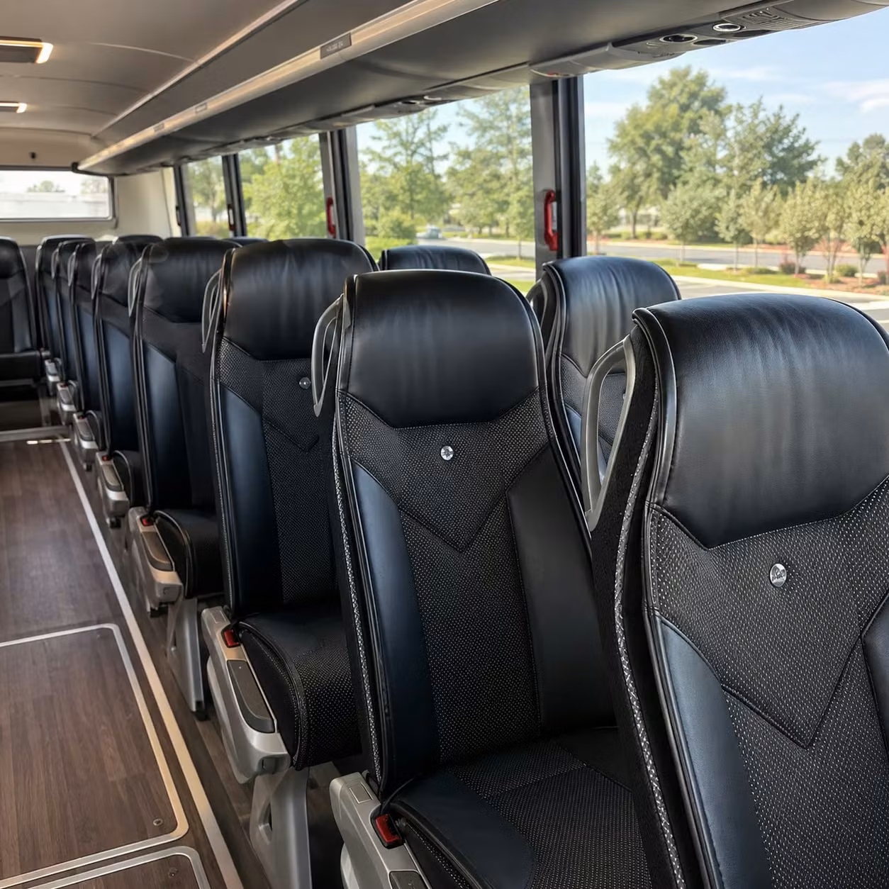 honolulu charter bus rental interior
