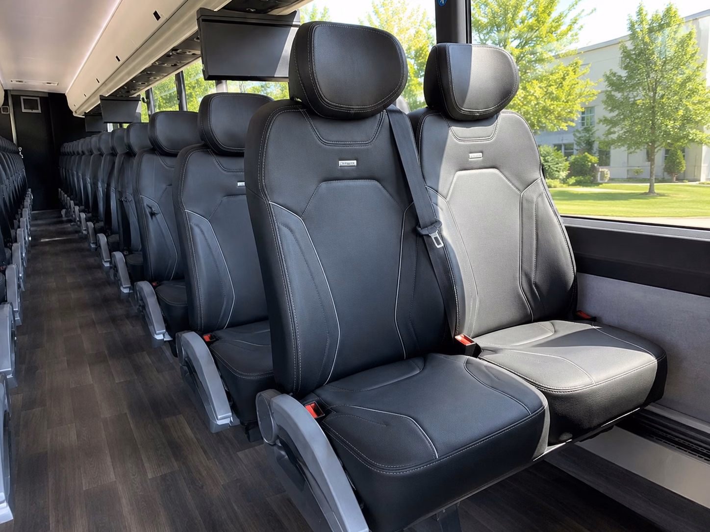 shuttle buses for beachfront ceremony and reception transportation in honolulu